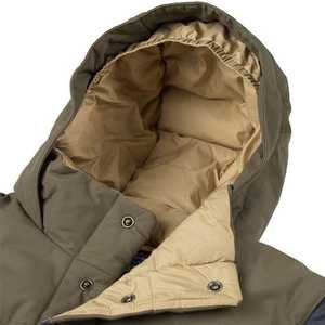 แจ็คเก็ตขนเป็ดผู้ชาย, เสื้อโค้ทแฟชั่นสตรีทแวร์ฤดูหนาวไซส์ใหญ่บุปกตั้งโลโก้ด้านหน้ากำหนดได้เองกันน้ำกันลม - Product Image 6