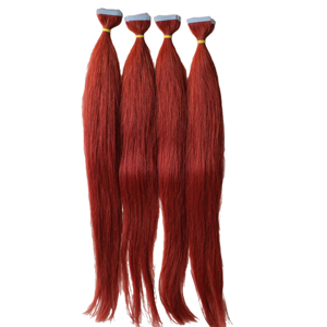Venta al por mayor 100% extensiones de cabello humano a todo color tono claro cutícula alineada trama dibujada doble cinta invisible onda del cuerpo Yaki - Product Image 3