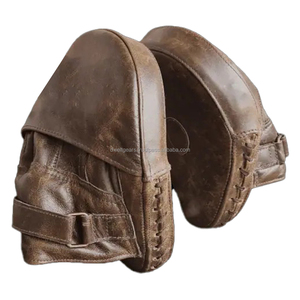 Premium Quality Boxing <b>Focus</b> <b>Pads</b> Leather Mitts Punch <b>Pads</b> Custom Logo Manufacturer Pakistan - Product Image 2