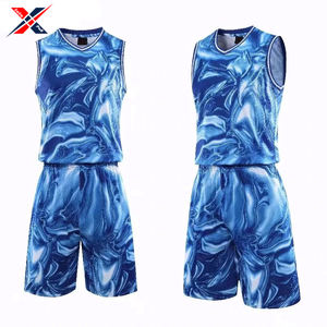 Uniforme de basket-ball imprimé par sublimation sur mesure de la plus haute qualité créez votre propre style de vêtements de sport - Product Image 2