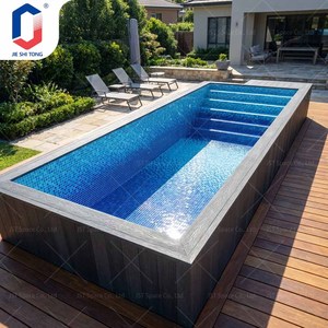Container Swimming Pool Plug and <b>Play</b> Prefab Outdoor Garden with Complete Pool Equipment Pool - Product Image 4