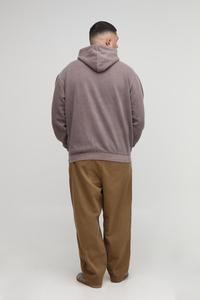 Diseño de bolsillo frontal Lavado ácido Ventas al por mayor Personalizado Peso pesado 450 Gsm Mezcla de algodón Sudaderas con capucha Hombres Sudaderas con capucha de gran tamaño - Product Image 4