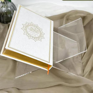 Soporte de madera de alta calidad, bellamente diseñado, que mejora la reverencia durante la recitación, increíblemente elaborado por BRUSHSTROKE. - Product Image 5