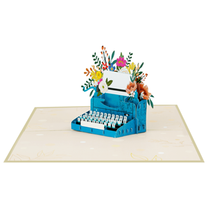 Kiricard carte de voeux Type écrivain Design vietnamien Pop Up carte nouveau design fait à la main carte artisanat - Product Image 3