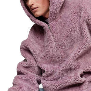 Marca Privada Algodón Mezclado Hombres Polar Fleece Sudaderas Durable Low MOQ Hombres Polar Fleece Hoodies - Product Image 6