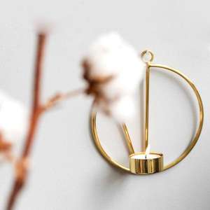 ชุดเชิงเทียนทองเหลืองโลหะดีไซน์พรีเมี่ยมคุณภาพมาตรฐาน3รูปทรงและขนาดที่กำหนดเองสำหรับห้องนั่งเล่นที่บ้าน - Product Image 3