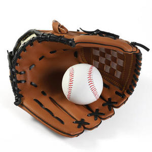 Gants d'entraînement de base-ball en cuir pour jeunes, prix d'usine, gants d'entraînement en dentelle, gants de Baseball bon marché de bonne qualité - Product Image 1