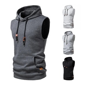 Pull en tricot mince et décontracté pour hommes, gilet de printemps sauvage, sans manches, vêtements d'hiver imprimés numériquement - Product Image 2