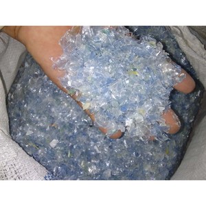 Copos de botellas para mascotas lavados en frío y en caliente de fábrica/Chatarra de plástico para mascotas/restos de plástico reciclado transparente - Product Image 4