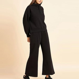 <b>Low</b> MOQ Winter 100% Cotton Women Tracksuits for Adults-Breathable Fleece Quick Dry Outdoor Wear - Product Image 3