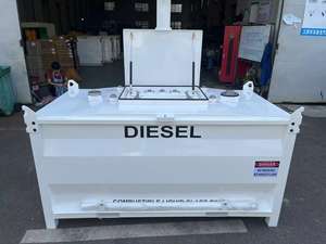 디젤 및 가솔린 탄소강 이중벽 1000 리터를위한 별도의 구획이있는 다중 연료 저장 탱크 - Product Image 2