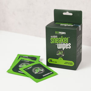 Lingettes pour chaussures de la meilleure qualité en provenance du Vietnam, nettoyage de vos chaussures, 20 sachets par boîte, tissu non tissé à points en caoutchouc - Product Image 2