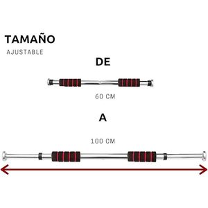 Barra de Dominadas Portátil de Acero Bluelander, Fácil de Instalar, Barra Horizontal para Puerta para Ejercicios en Casa - Product Image 5