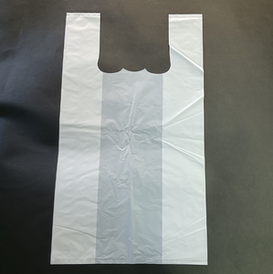 Supermarket Disposable Transparent Plastic Bag for Carrying Vest and T-Shirt Food Packaging