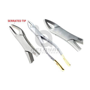 Fórceps de extracción dental anterior Instrumentos quirúrgicos Herramientas dentales de acero inoxidable Fórceps de extracción dental de acero inoxidable - Product Image 2