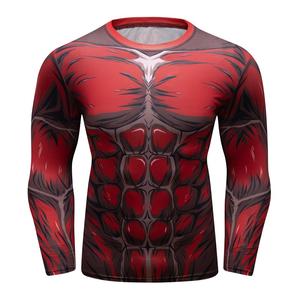 Rashguard personalizado para gimnasio de los hombres de la venta caliente directo de fábrica sublimación impresa Rash Guard - Product Image 2