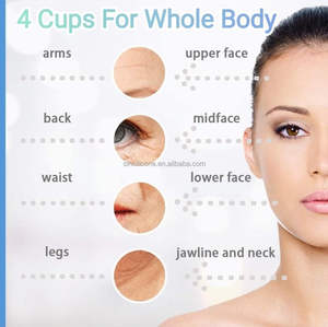 Vidrio Facial + Cuerpo Cupping Set Silicona Vacío Succión Masaje Terapia Anti Edad - Product Image 3
