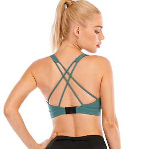 Cross Beauty Back Active Gym Yoga Wear Sujetador deportivo Top High Support Fitness Mujeres Gym Fitness Bras - Product Image 5
