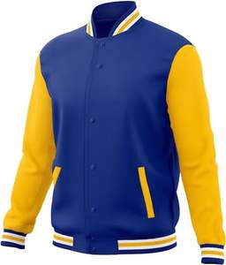 Chaqueta Varsity con Bordado Temático de Dragón y Fénix, Diseños Míticos, Cuerpo de Lana, Mangas de Cuero, Abrigo de Fantasía - Product Image 2