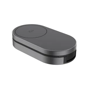 Cargador Inalámbrico Quantum 3 en 1, Almacenamiento Inteligente y Organización, Gadgets Sostenibles - Product Image 3