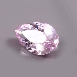 Vente en gros de morganite de pêche rose naturelle de qualité AAA en forme de poire à facettes 8x6 pierre précieuse en vrac pour bijoux coupe pêche - Product Image 3