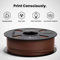 Numakers, la mejor calidad, 1kg, 1,75mm, PLA Plus, marrón chocolate, varillas de plástico para impresión 3D, filamento de impresora 3D de objetivo alto