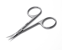 Ciseaux à cuticules professionnels Nghia KD-703, best-seller, fournitures pour ongles de haute qualité, acier inoxydable, pointe incurvée tranchante, céramique