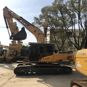 Marca famosa china SANY SY215C SY215 SY 215C Excavadora hidráulica sobre orugas Casi nueva en stock - Product Image 6