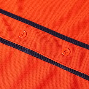 ชุดเสื้อเจอร์ซีย์เบสบอลปักกระดุมสำหรับผู้ชายเสื้อเจอร์ซีย์ไม่มีกระดุมสั่งพิมพ์ลายออกแบบได้ตามที่ต้องการ - Product Image 2