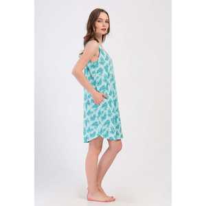 Falda informal de mujer con corte amplio y bolsillo ovalado tipo túnica - Product Image 2