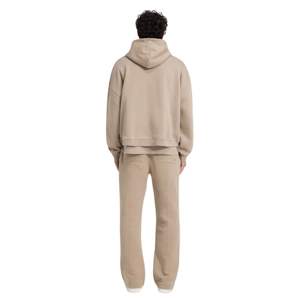 Inicial Boxy Pullover Hoodie Dune Heavyweight 500gsm Oversized Fit Mangas anchas Minimal Branding Streetwear Moda - Product Image 6