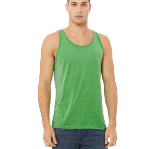 Débardeur Bella + Canvas Unisex Jersey (Débardeurs Tri-blend verts - Product Image 1