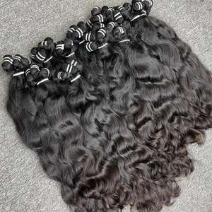 Vague naturelle de meilleure qualité dans les cheveux de trame, cheveux 100% humains, cheveux bruts vietnamiens un donneur - Product Image 2