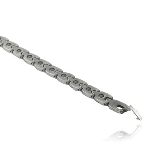 Bracelets magnétiques en acier titane yunnique, accessoires de mode tendance en acier inoxydable pour hommes et femmes 217002 - Product Image 3