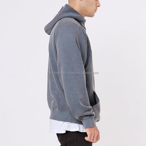 Vente en gros de pull à capuche uni de haute qualité 100% coton polaire épais avec logo personnalisé pour hommes anti-rides séchage rapide hiver - Product Image 4