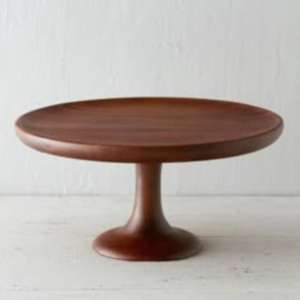 Support à gâteau durable avec une construction en bois massif pour un service de desserts de haute qualité dans les environnements de pâtisserie professionnels et à domicile - Product Image 1