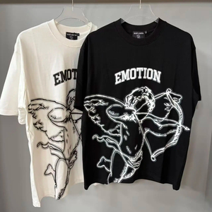 T-shirt d'été à manches courtes de haute qualité avec motif réfléchissant tendance pour homme - Product Image 1