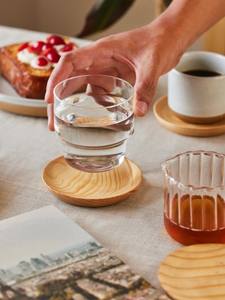 Handmade Wooden <b>Coaster</b> Tea Coffee Juice Walnut <b>Coasters</b> <b>Drink</b> <b>Coasters</b> for Bar Home Decor Tabletop Protection - Product Image 3