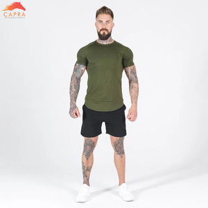 Logo personnalisé pour hommes T-shirt d'été à manches courtes Gym Fitness Wear avec nouveau design 100% polyester respirant - Product Image 4