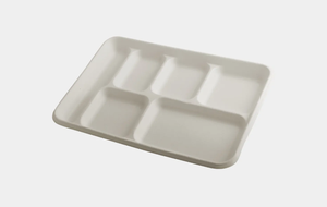 Assiettes en bagasse biodégradables durables, compatibles micro-ondes, résistantes à l'huile et à l'eau, en fibre de canne à sucre pour les services de restauration - Product Image 4