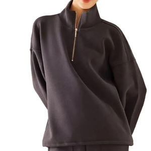 Sudadera de cuello redondo para mujer, logotipo personalizado con manga larga, color personalizado para mujer, sudaderas ajustadas, sudadera, gran oferta personalizada - Product Image 4