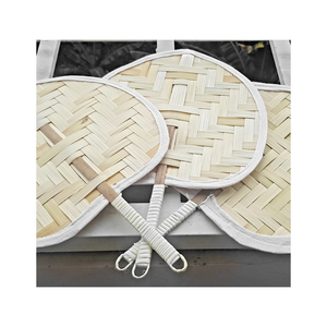 Fournisseur du Vietnam Éventail à main en bois Éventail pliant en bambou Décoratif Maison Artisanat Prix compétitif Prêt à l'exportation Vente en gros - Product Image 2