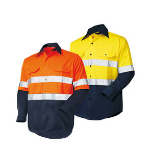 Nueva chaqueta de seguridad de moda para hombres Color sólido fácil de usar y lavar transpirable antiarrugas sostenible Hi Vis chaqueta de seguridad - Product Image 6