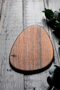 Ensemble de plateaux en bois élégant en matériau perlé Plateaux de service uniques pour la cuisine, le café et la décoration intérieure-Comprend du fromage pour les biscuits - Product Image 6