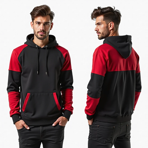 Sweats à capuche surdimensionnés personnalisés, lourds, à épaules tombantes, sans cordon, pour hommes, imprimés par sublimation, mode urbaine, vente en gros - Product Image 6