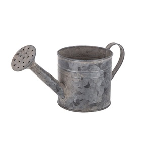 Arrosoir en métal galvanisé vintage de haute qualité, design fantastique en fer et métal pour le jardin et la cour. - Product Image 2