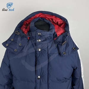 <b>Men's</b> Puffer <b>Jacket</b> 2025 <b>Winter</b> Hooded Front Logo <b>Waterproof</b> Knitted Casual - Product Image 6