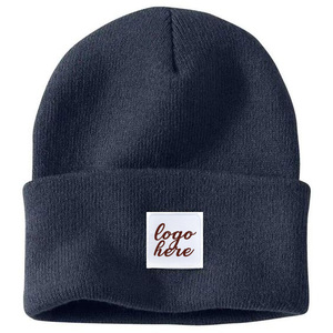 Vente en gros de bonnets personnalisés, créez votre propre Logo brodé, chapeau tricoté d'hiver fabriqué en inde - Product Image 2