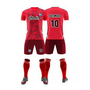 Meilleurs uniformes de football pour hommes de haute qualité, légers, antibactériens, à séchage rapide, col en V, pour adultes, impression de logo personnalisée, ensemble en polyester - Product Image 4