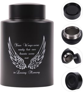 Urnes moyennes en acier inoxydable pour cendres humaines Urnes moyennes pour cendres Urnes de crémation pour adultes, hommes, femmes Taille personnalisée - Product Image 2